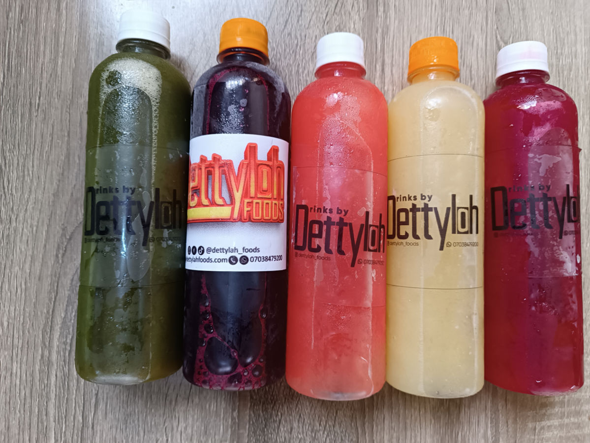 Freshly pressed juices